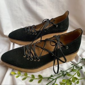 Free People Darcy Wooden Platform Black